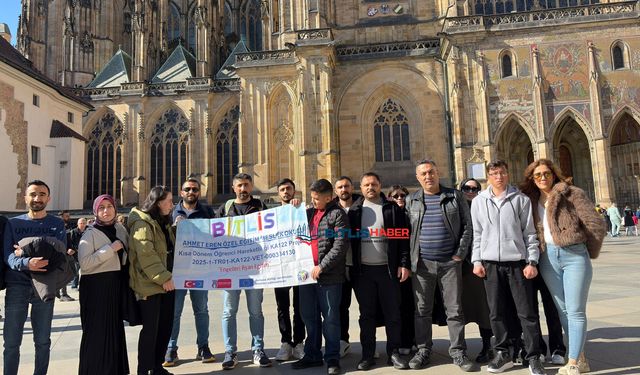 Bitlis'teki Özel Gereksinimli Öğrencilerin Avrupa Stajı Sürüyor