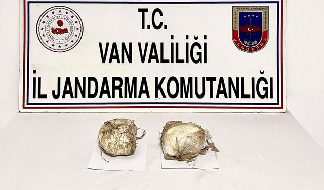 Van'da 4 kilo 270 gram afyon sakızı ele geçirildi