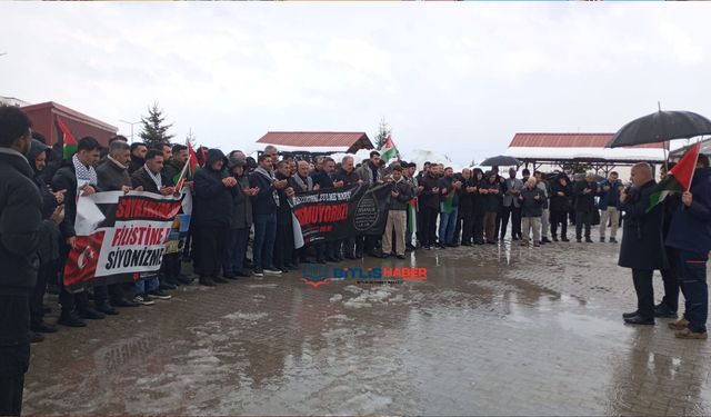 Bitlis'ten Filistinli esirlerin idam edilmesi kararına tepki