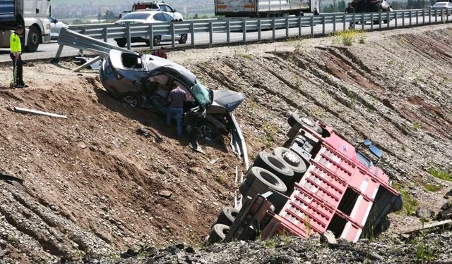 Batman Girişinde Feci Kaza: 1 Ölü, 2 Ağır Yaralı