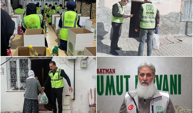 Umut Kervanı’ndan Bayram Öncesi 500 Aileye Yardım Eli