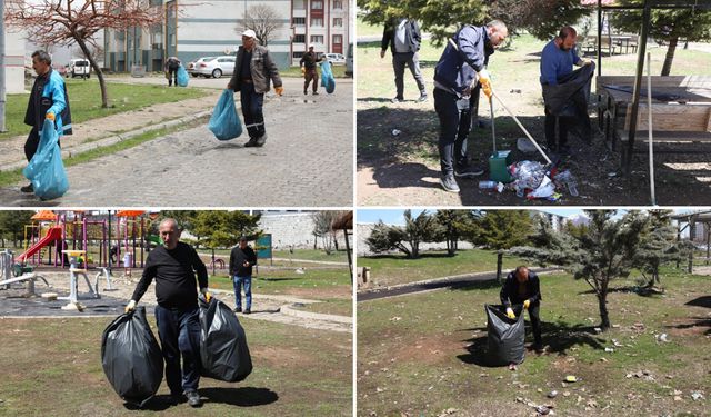 Bitlis’te TOKİ Bölgelerinde Temizlik Seferberliği
