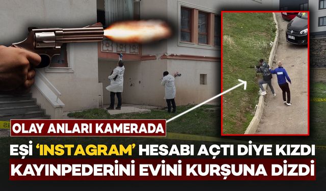 Eşi Instagram Hesabı Açtı Diye Eşine Kızdı, Kayınpederinin Evini Kurşuna Dizdi: Olay Anları Kamerada