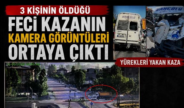 3 Kişinin Öldüğü Feci Kazanın Kamera Görüntüleri Çıktı
