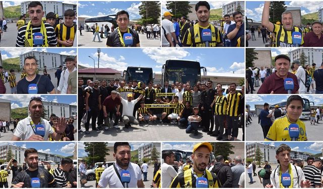 Bitlis Spor Taraftarı Otobüslerle İstanbul’a Hareket Etti