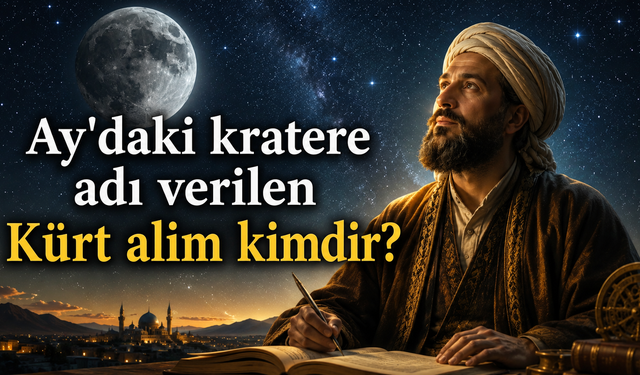 Ay'daki kratere adı verilen Kürt alim kimdir?