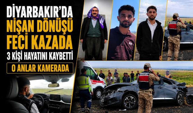 Diyarbakır'da Nişan Dönüşü Feci Kazada 3 Kişi Hayatını Kaybetti: O Anlar Kamerada