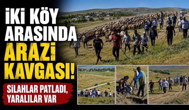 Bitlis'in Komşu İlinde İki Köy Arasında Arazi Kavgası! Silahlar Patladı, Yaralılar Var