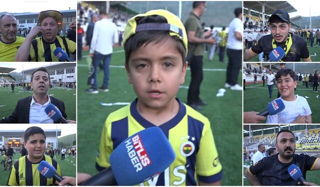 Taraftarın Final Sevinci Bitlis Haber Mikrofonlarında