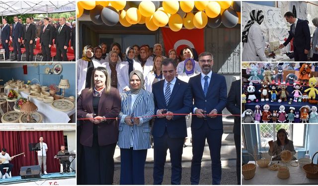 Bitlis’te kursiyerlerin hazırladığı ürünler beğeniye sunuldu