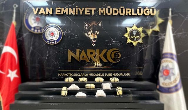 Van'da Operasyon: 10 Kilodan Fazla Metamfetamin Ele Geçirildi