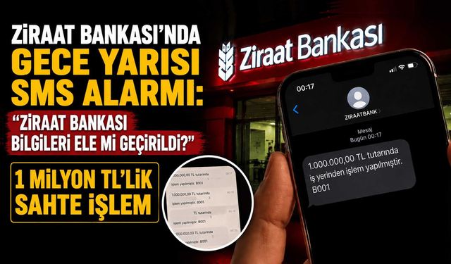 Ziraat Bankası’nda Gece Yarısı SMS Alarmı: "Ziraat Bankası Bilgileri Ele mi Geçirildi?"