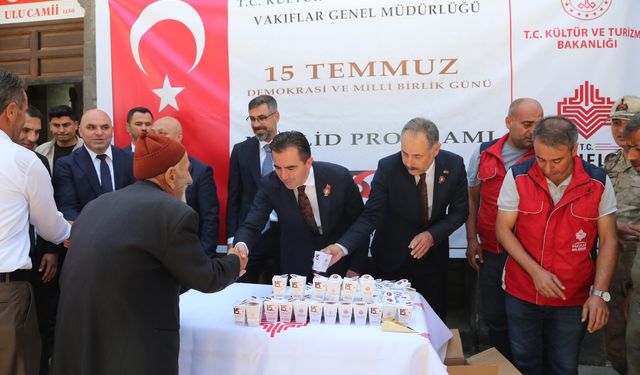 Bitlis Vakıflar Bölge Müdürlüğü’nden anlamlı 15 Temmuz etkinliği