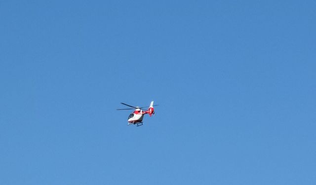 Entübe bebek helikopter ambulansla Van'a sevk edildi