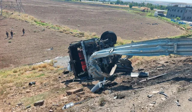 Beton mikseri alev aldı: Vatandaşlar imdata yetişti