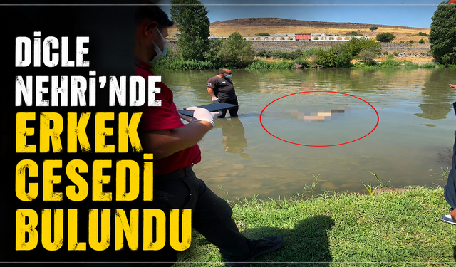 Dicle Nehri'nde erkek cesedi bulundu