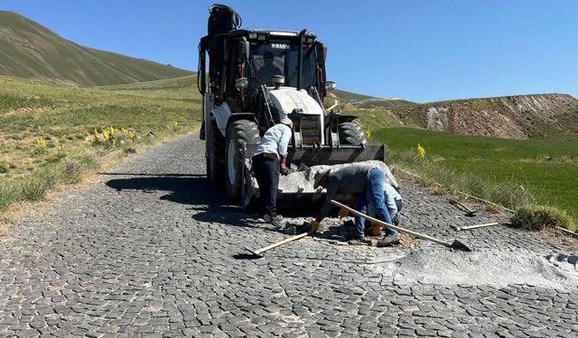 Nemrut Krater Gölü Yolunda Bakım ve Onarım Çalışmaları Sürüyor