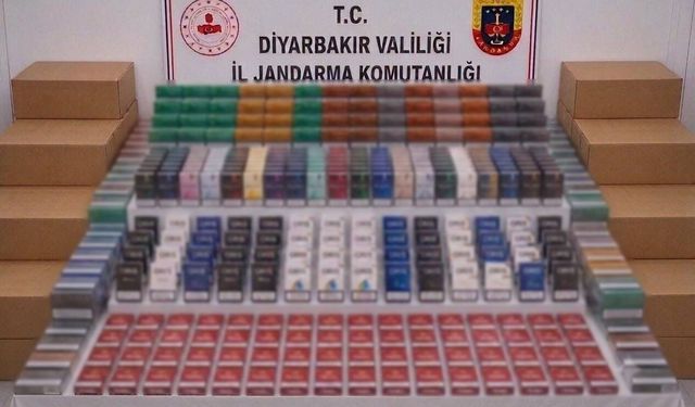 Diyarbakır'da Kaçakçılık Operasyonları: Binlerce Kaçak Ürün Ele Geçirildi