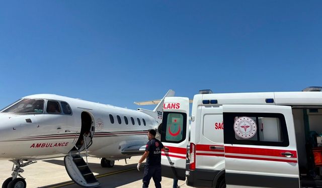 4 Aylık Bebek Uçak Ambulansla Ankara'ya Sevk Edildi