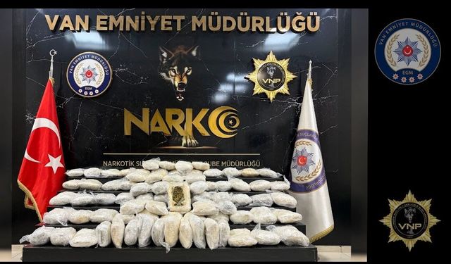 Van’da 48 Kilo Esrar Ele Geçirildi: 3 Tutuklama