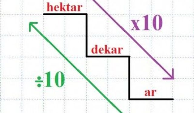Arazi ölçü birimleri nelerdir? Ar, dekar, dönüm ve hektar kaç metrekaredir?