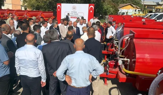Orman Yangınlarına Karşı Güç Birliği: 20 Su Tankeri Muhtarlara Teslim Edildi