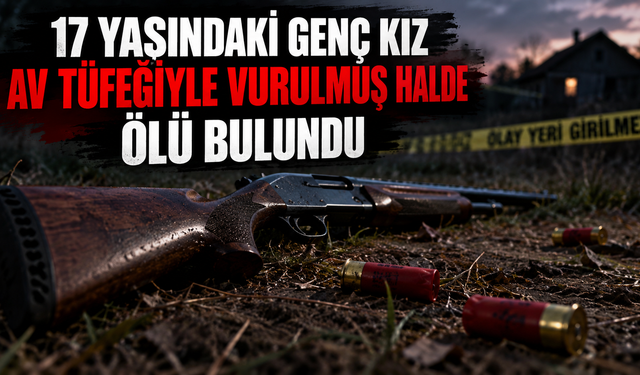 17 yaşındaki genç kız av tüfeğiyle vurulmuş halde bulundu