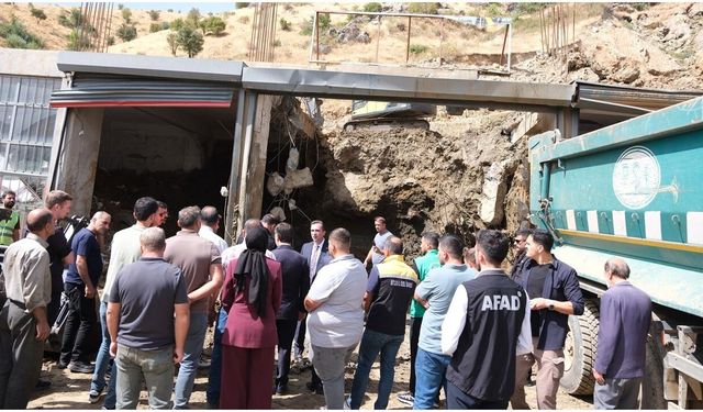 Bitlis’te heyelan bölgesinde inceleme: Çalışmalar sürüyor