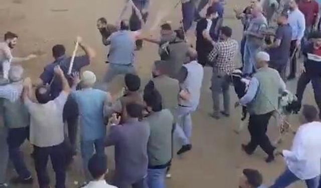 Canlı Hayvan Borsası'nda taşlı sopalı kavga: Ortalık savaş alanına döndü