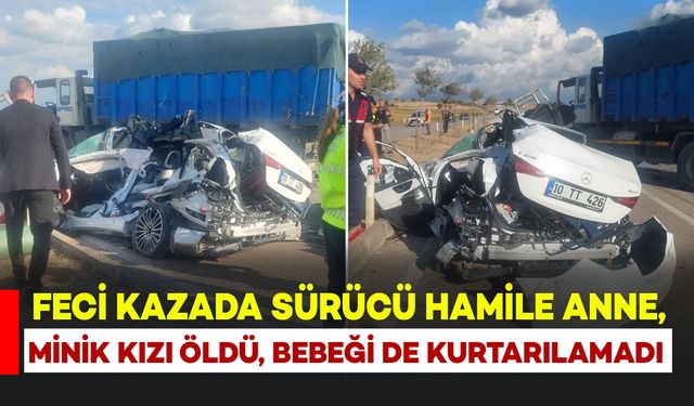Feci kazada hamile anne ve 3 yaşındaki kızı öldü: Karnındaki bebeği de kurtarılamadı