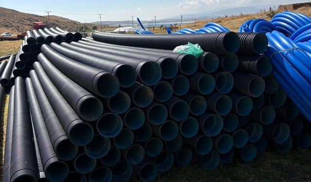 Ahlat’ta Kırıkkaya köyünde altyapı yenileniyor