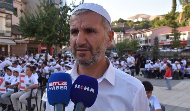 Peygamber Sevdalıları Bitlis Temsilciliğinden halka teşekkür