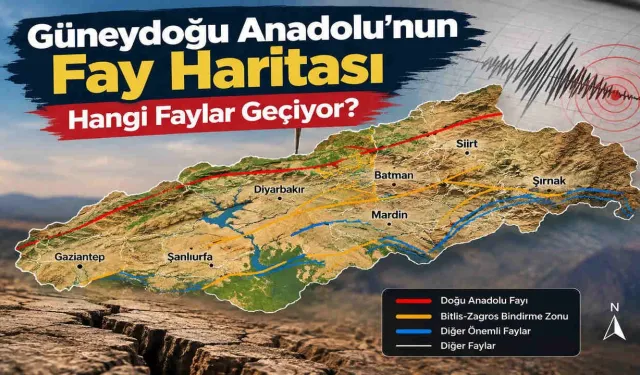 Güneydoğu Anadolu’nun Fay Haritası: Hangi Faylar Geçiyor?