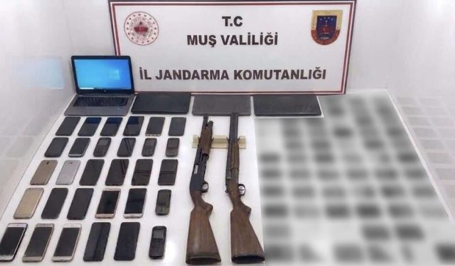 Muş merkezli operasyonda 17 şüpheli gözaltına alındı, 16'sı tutuklandı