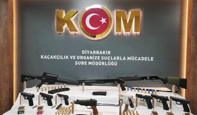 Diyarbakır’da Silah Kaçakçılığına Darbe: 13 Gözaltı