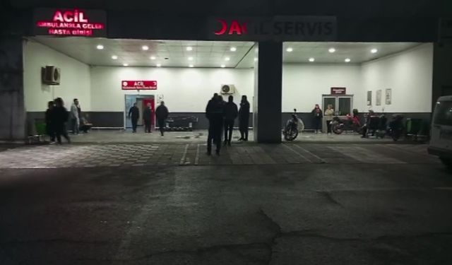 Silahla yaralanan kişi hastaneye kaldırıldı