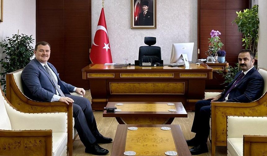 Mutki Belediye Başkanı Barlak, Kaymakam Yılmazer İle Görüştü