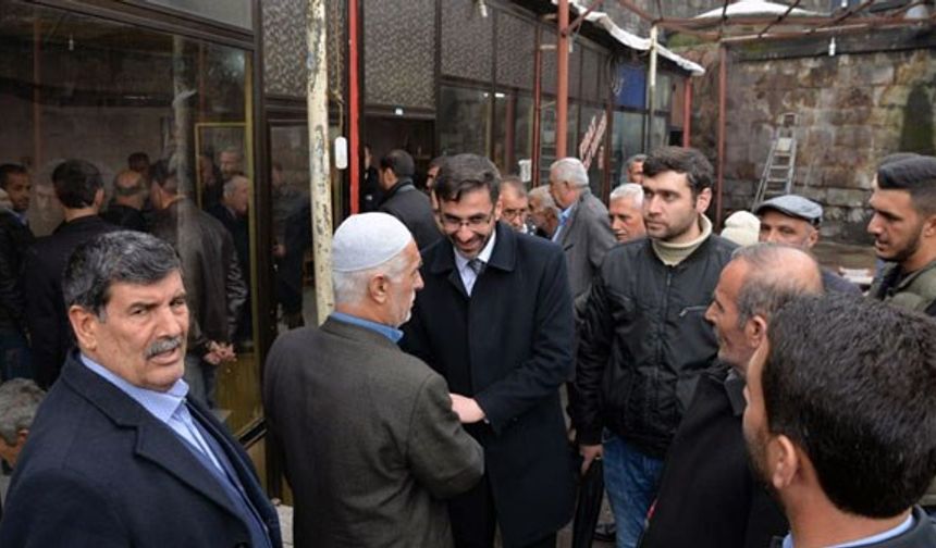 Bitlis Belediye Başkanı Tanğlay'ın esnaf ziyareti