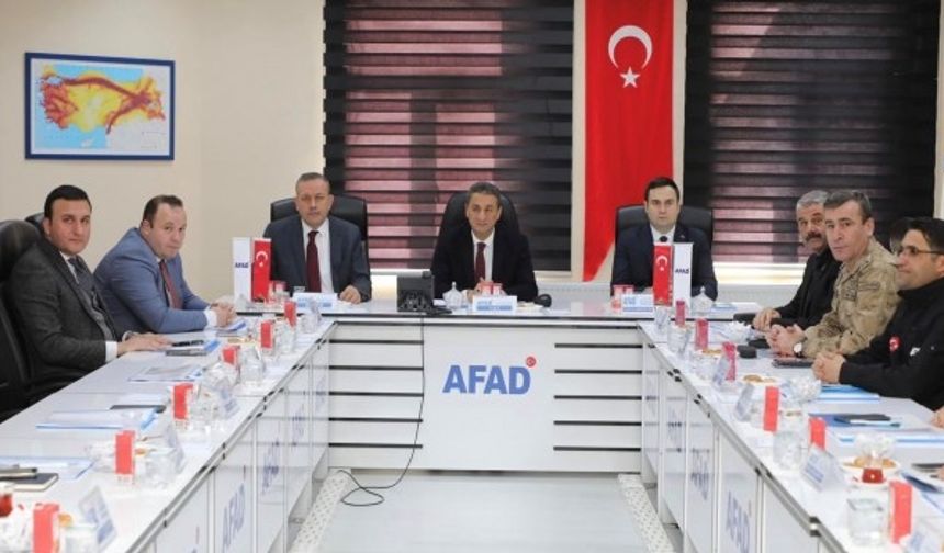 Bitlis’te kış tedbirleri toplantısı gerçekleştirildi