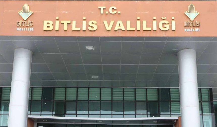 Bitlis'te Tüm Etkinlikler 4 Gün Boyunca Yasaklandı