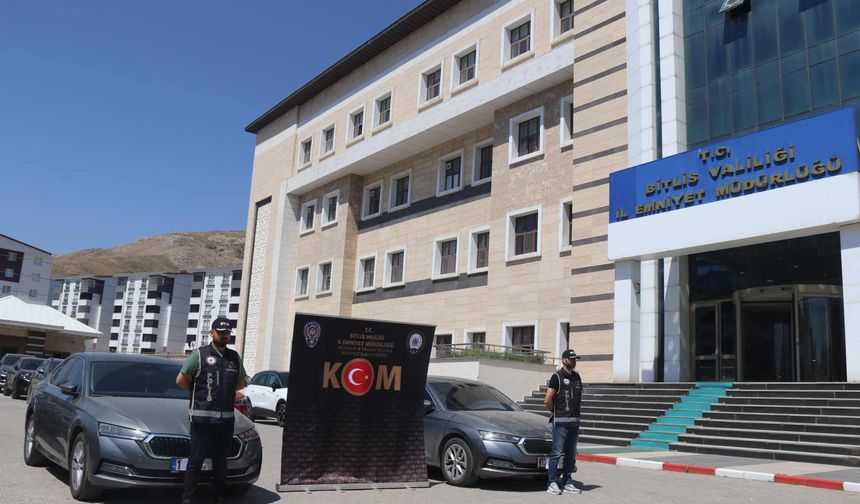 Bitlis'te sahte rapor operasyonu: 17 araca el konuldu, 22 gözaltı