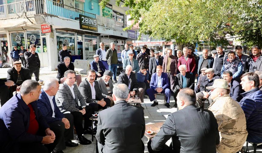 Bitlis Valisi Karakaya, Tatvan'da Esnaf ve Vatandaşları Dinledi