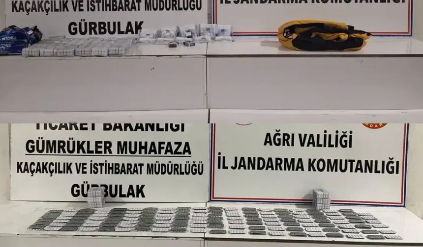 Ağrı'da Gümrükte Uyuşturucu Yakalandı