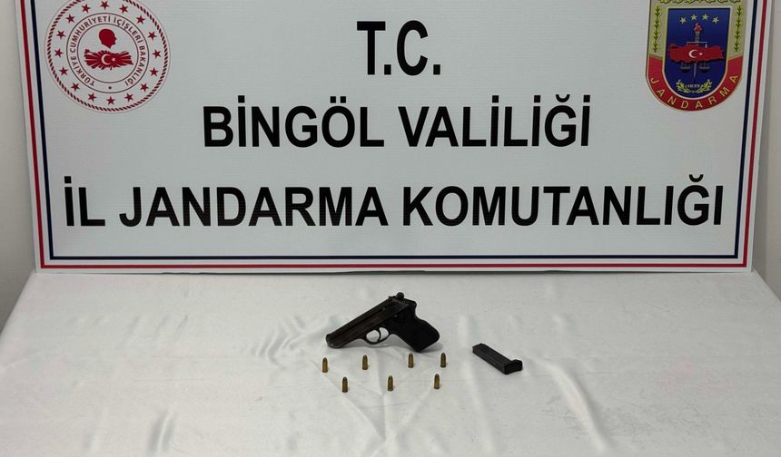 Bingöl’de Jandarmadan Ruhsatsız Silah Operasyonu