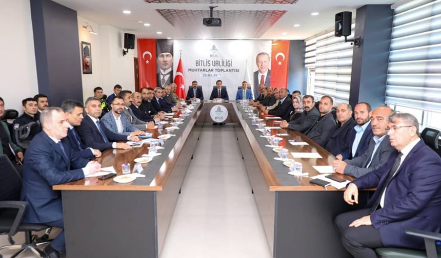 Vali Karakaya, Sahadan Gelen Talepleri Muhtarlardan Dinledi
