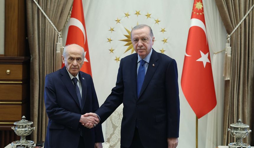Cumhurbaşkanı Erdoğan, Bahçeli’yi kabul etti