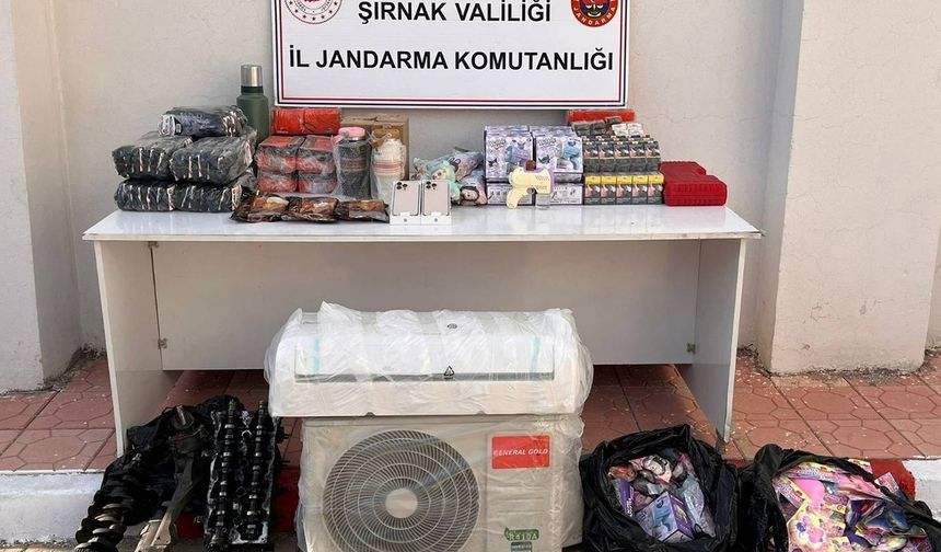 Şırnak’ta 5,6 Milyon Liralık Kaçak Eşya Ele Geçirildi