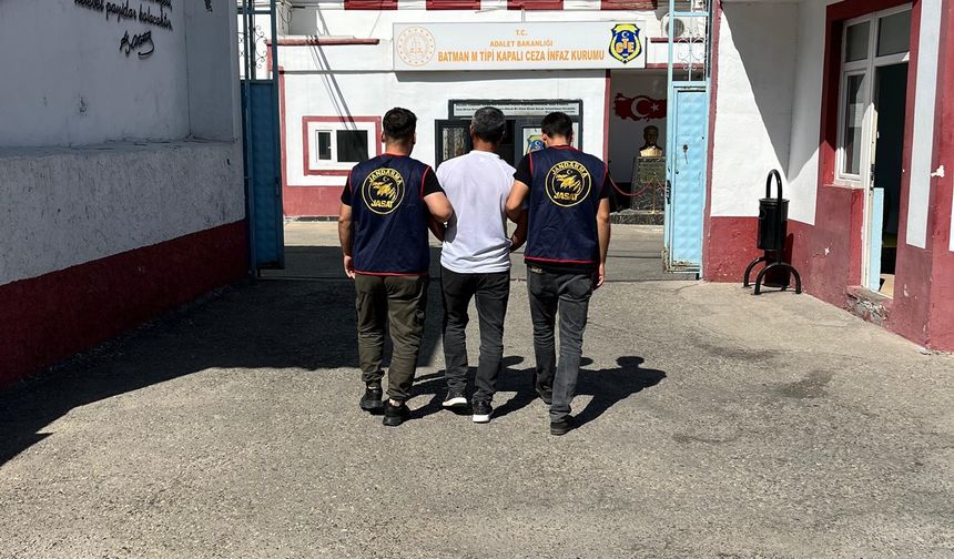 25 Yıl Kesinleşmiş Cezası Olan Zanlı Bir Aylık Takiple Yakalandı