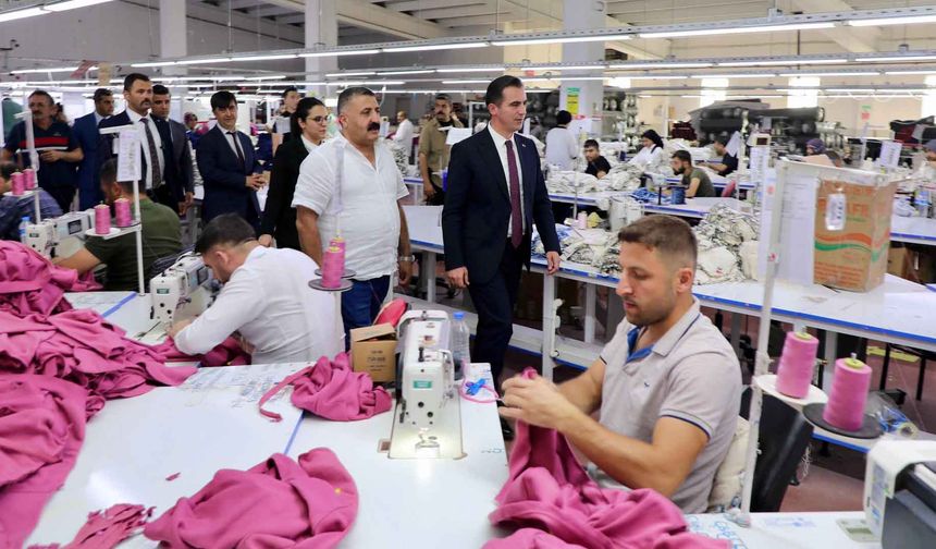 Bitlis Valisi Karakaya’dan OSB’de Üretim ve İstihdama Yakın Takip