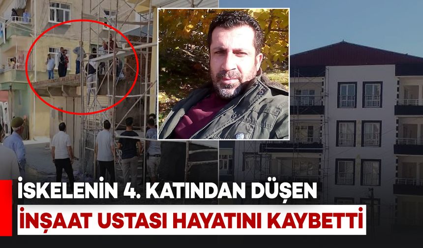 İskelenin 4. Katından Düşen İnşaat Ustası Hayatını Kaybetti